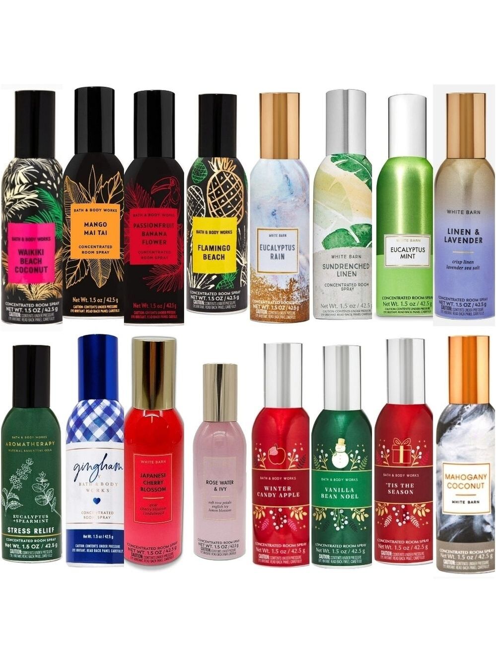 3 AIR FRESHENER FRAGRANCES BY BATH & BODY WORKS